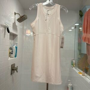 Lululemon grid-texture sleeveless tennis dress